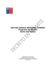 Lengua Aymara - Educación Intercultural