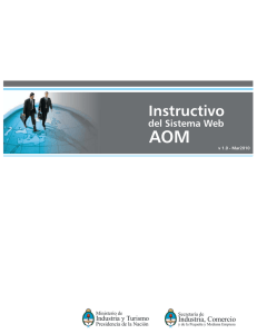 Instructivo del Sistema Web AOM
