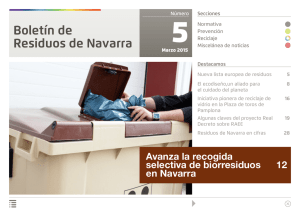 Boletín de Residuos de Navarra - Gobierno