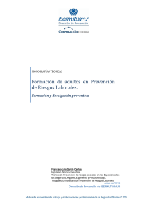 Formación de adultos en Prevención de Riesgos Laborales.