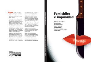 Libro Femicidios e Impunidad CECYM