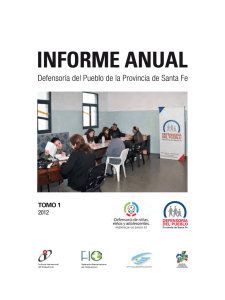 Defensoría del Pueblo de Santa Fe - Annual Report 2012 (Part I)