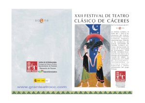 XXII Festival de teatro clásico de Cáceres