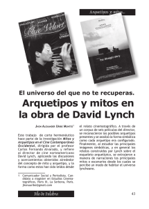 Arquetipos y mitos en la obra de David Lynch