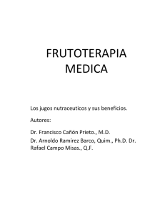 frutoterapia medica - Laboratorios Q.F.A Ltda.