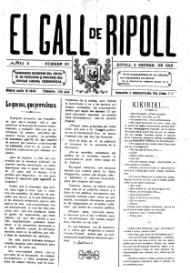 El Gall de Ripoll 19160902 - Arxiu Comarcal del Ripollès