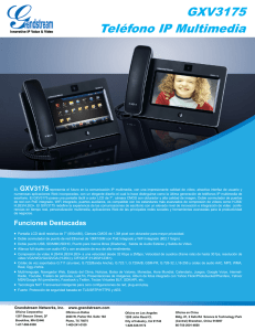 GXV3175 Teléfono IP Multimedia