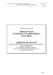 PAC 2014 - Gobierno de Aragón