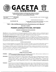 25 de febrero del 2014 - Contraloría del Poder Legislativo del