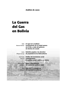levantamiento de la ciudad aymara de El Alto y