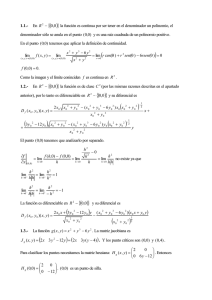 Page 1 1.1.- En ( ){ } 0,0 2 − R la función es continua por ser tener