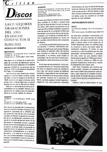 Discos - Revista de la Universidad de México