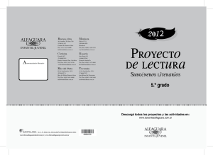 Proyecto de lectura 2012