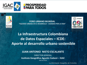 Presentación de PowerPoint - Instituto Geográfico Agustín Codazzi