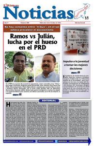 Ramos vs Julián, lucha por el hueso en el PRD