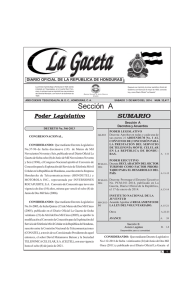 diario oficial de la republica de honduras