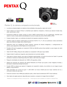 Pentax Q, la cámara compacta evolucionada