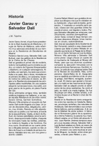 Historia Javier Garau y Salvador Dalí