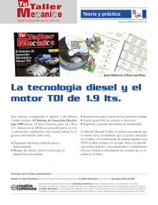 La tecnología diesel y el motor TDI de 1.9 lts.