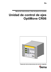 Unidad de control de ejes OptiMove CR06