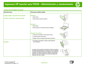 HP LaserJet P2030 Series Printer - Manage and Maintain