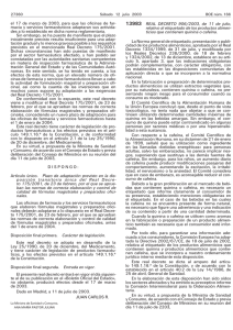 Real Decreto 906/2003, de 11 de julio de 2003