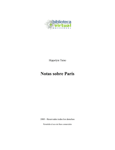Notas sobre París - Biblioteca Virtual Universal