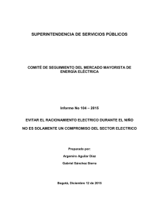 Informe 104 - Superintendencia de Servicios Públicos