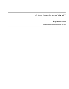 Guia de desarrollo AutoCAD .NET