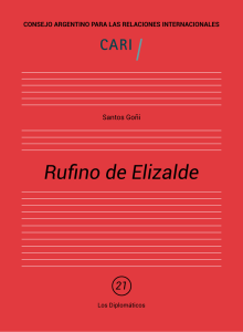Rufino de Elizalde - Consejo Argentino para las Relaciones