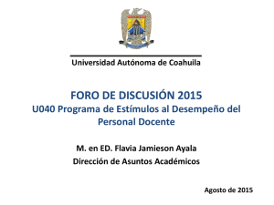 Universidad Autónoma de Coahuila - Dirección General Educación