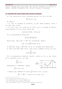 Teorema fundamental del cálculo integral