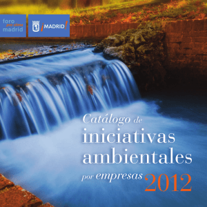 Catálogo de iniciativas ambientales 2012 (4 Mbytes pdf)