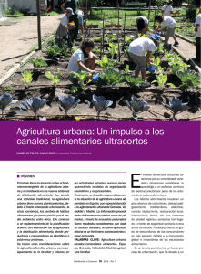 Agricultura urbana: Un impulso a los canales alimentarios
