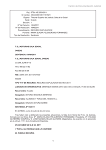 sentencia del tsj de asturias de 01-07-2011