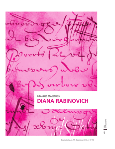 Grandes maestros: Diana Rabinovich