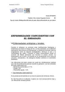 ENFERMEDADES COINCIDENTES CON EL EMBARAZO.