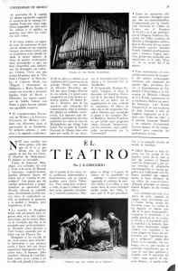 teatro - Revista de la Universidad de México