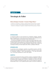 Tetralogía de Fallot - Sociedad Española de Cardiología Pediátrica