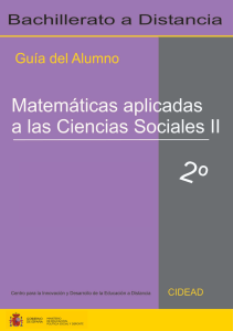 matemáticas aplicadas a las ciencias sociales ii