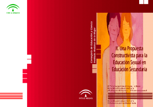 Programa de Educación Afectivo Sexual. Educación Secundaria