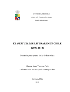 el best seller literario en chile (2006-2010)