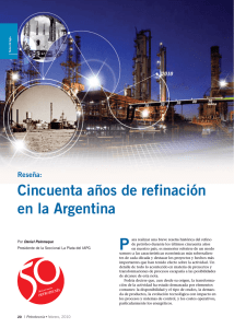 Cincuenta años de refinación en la Argentina