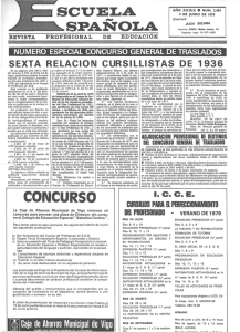 SEXTA RELACIÓN CURSILLISTAS DE 1936