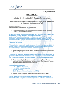 CIRCULAR Nº 1 Solicitud de Información (RFI - Request for