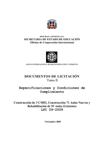 DDL obras LPI 09-2009 _Tomo II_ Especificaciones Técnicas _V