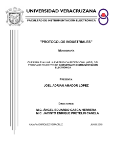 protocolos industriales - Repositorio Institucional de la Universidad