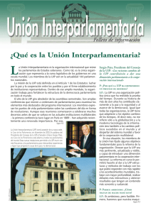 ¿Qué es la Unión Interparlamentaria? - Inter