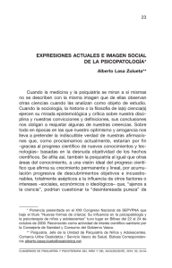 expresiones actuales e imagen social de la psicopatología