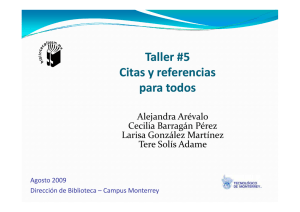 Cita + Referencia - Biblioteca Campus Monterrey